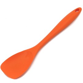 Chef Craft Premium Silicone Spoon Spatula, 11.5", Orange
