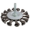 Surtek Carda circular trenzada alambre delgado 3" x 0.30 mm