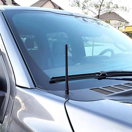 KSaAuto Short Antenna for Ford F150 Dodge Ram 1500 2009-2025, Ford F150 F-150 Antenna Replacement, 7 Inch Truck Ram 1500 Accessories, Car Ford F150 Accessories for FM AM Radio Reception