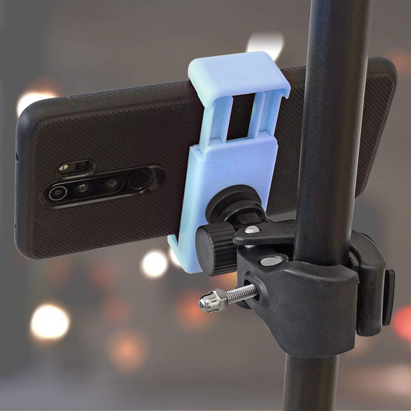 keepdrum PH01 BL Blue Smartphone Holder for Tripods