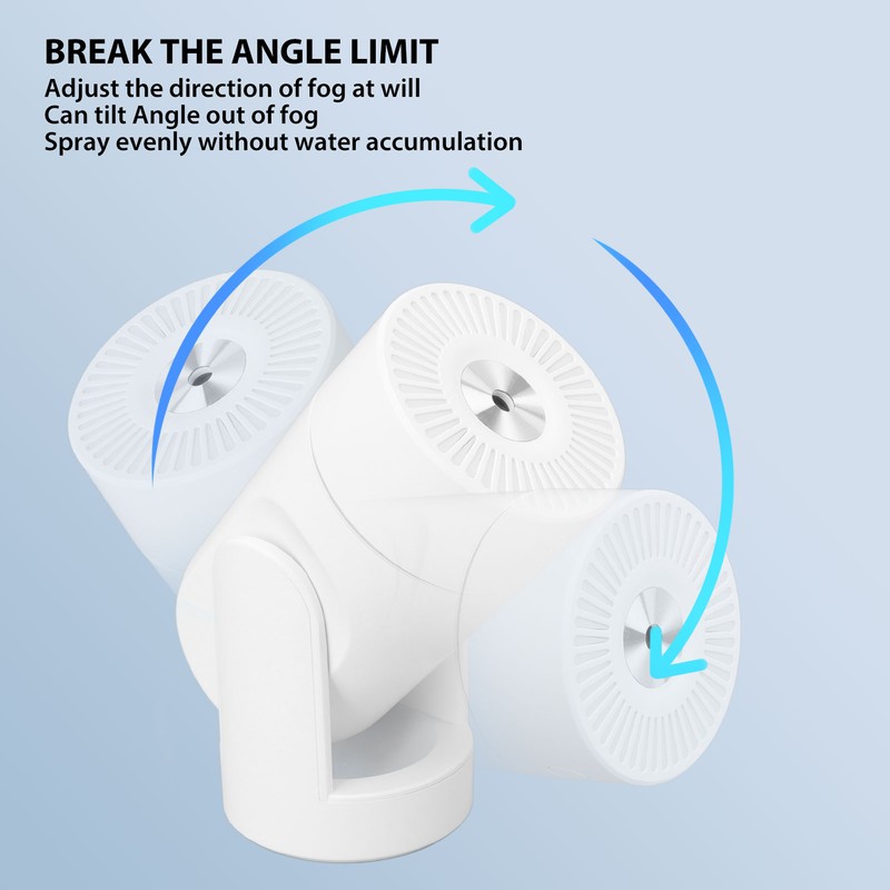 Portable Mini Humidifier Automatic Head Shaking Spray USB Cool Mist