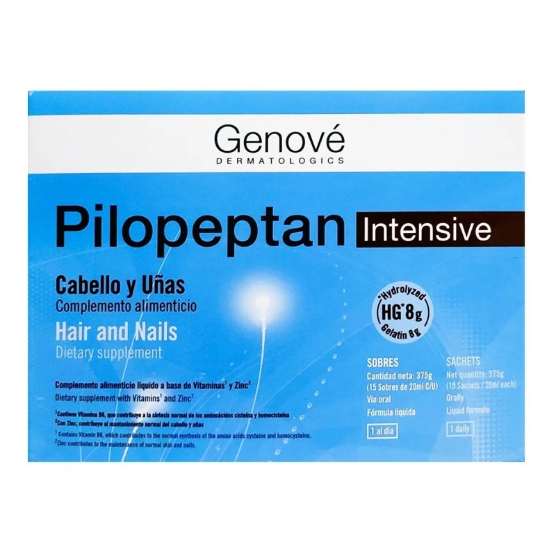 Genove Pilopeptan Intensive Suplemento Alimenticio 15 Sobres