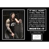 Stunning Quality Roman Reigns Signed/Autographed Print. Wrestling. (A4 Print 29.7cm