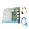 Front Panel USB 3.1 Hub 3.25in 10Gbps 4 Downstream Ports