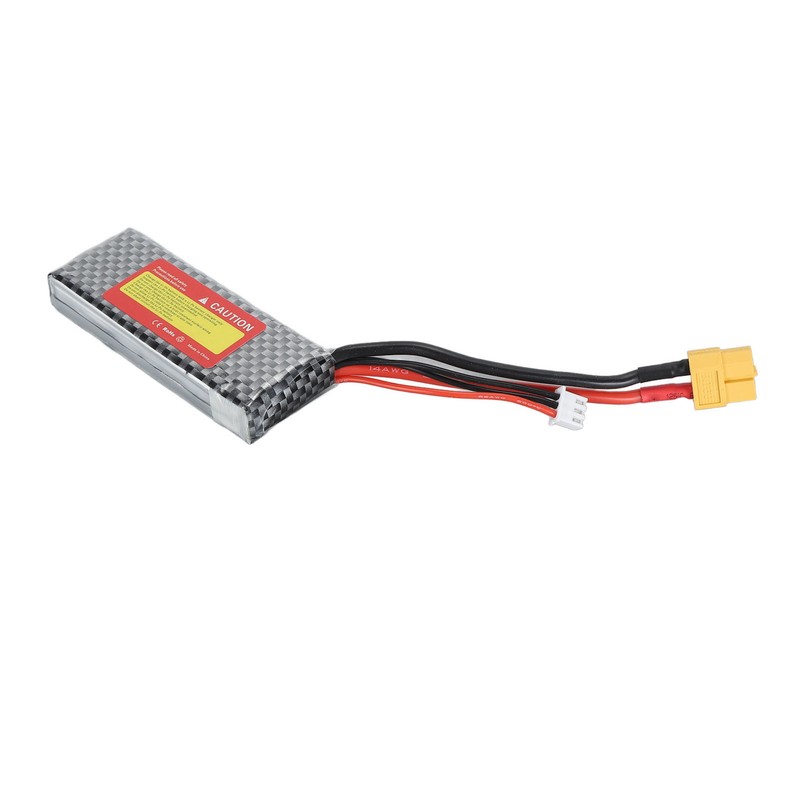 7.4V 1800mAh 3s 25C Battery With XT60 Plug Lightweight Lithium