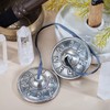 ZenBless Tibetan Tingsha Cymbals 2pcs, with Storage Box and Fabric