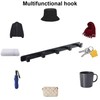 Vanloory Coat Rack, Heavy Duty Stainless Steel 5 Tri Coat