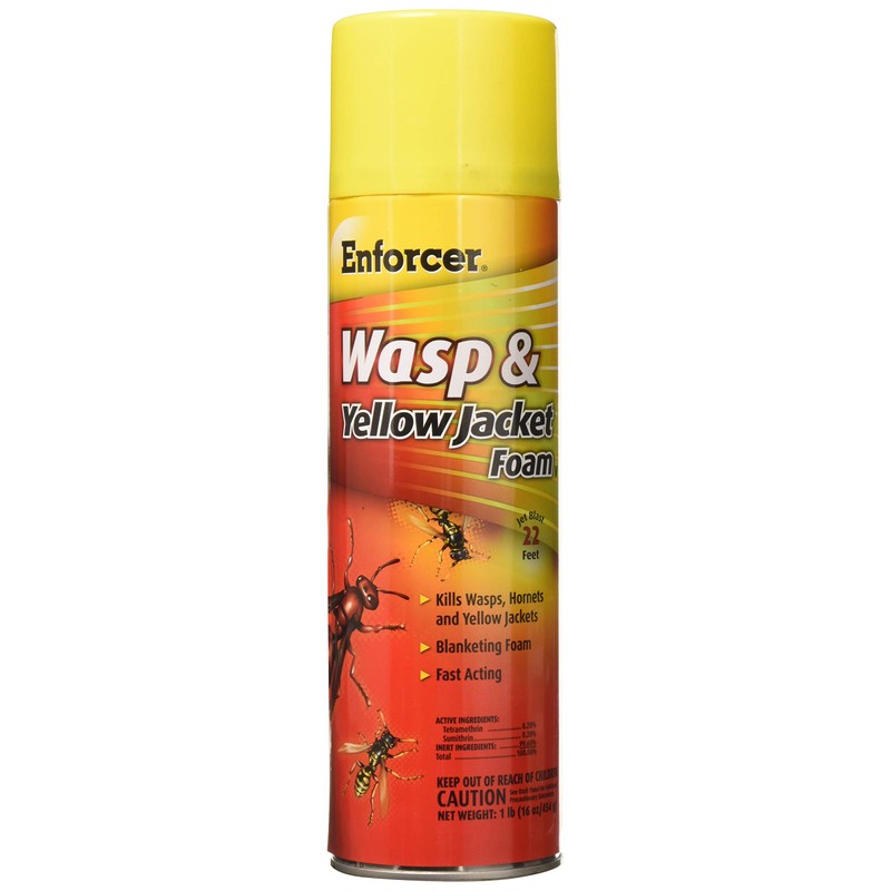 ZEP FWH-16 Yellow Jacket Wasp Control Foam Spray, 16-Ounce