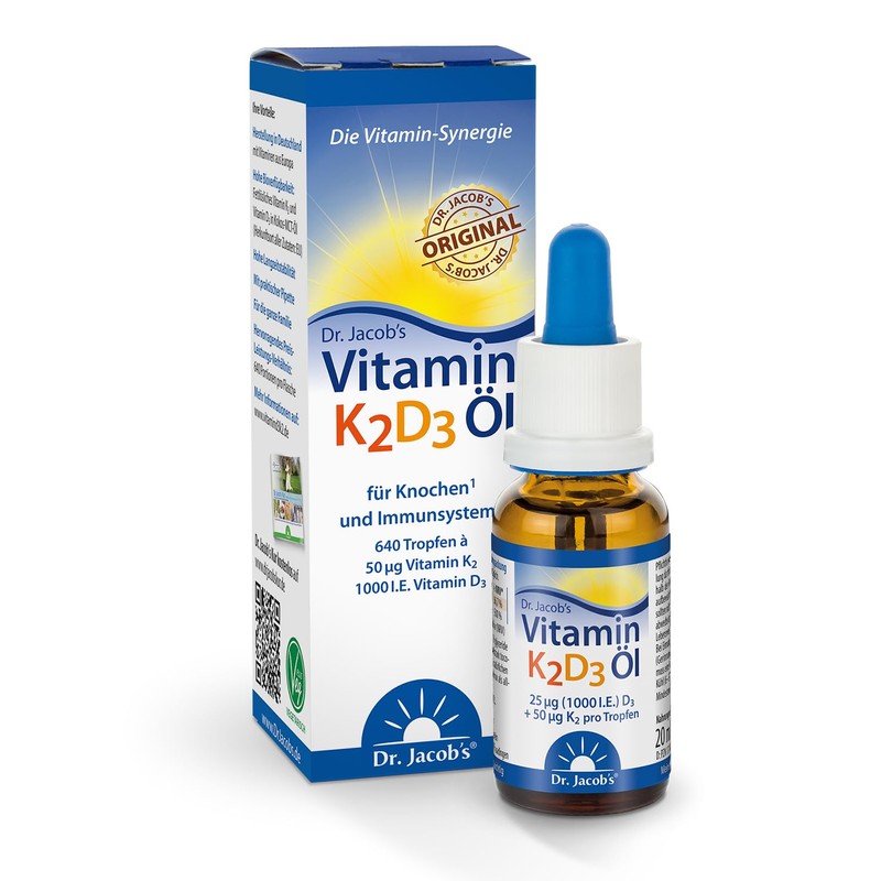 Dr. Jacob's Vitamin K2D3 Oil 20 ml | 50 µg