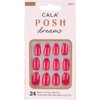 CALA - "Posh Dreams" uñas postizas ovaladas (24 uñas en