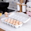 TOPINCN Bandeja de Plástico Reutilizable para Huevos, Caja de Almacenamiento,