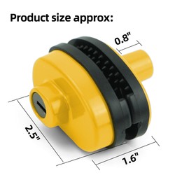 RioRand Gun Trigger Lock Alike Keyed Gun Lock Compatible with BB Gun, Rifles, Shotgun, Handgun, Pistol Firearm Safety Device 1PC Yellow