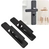 Door Lever Lock Universal Aluminium Alloy Black Door Security Latch