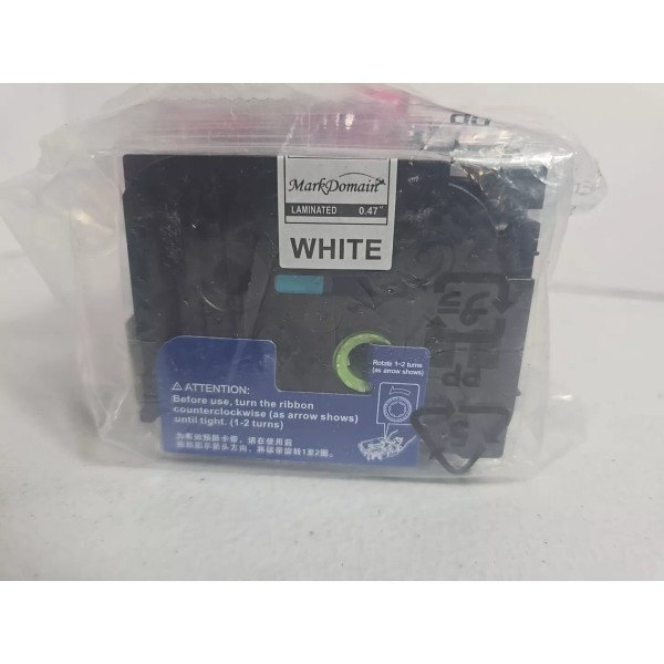 Mark Domain 5) Mark Domain 12mm x 8m Black Ink