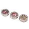 0.9in Diffuser Face Cover Clips Hollow Stainless Steel Magnetic Aromatherapy