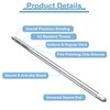 sourcing map 2pcs Straight Flute Thread Taps, M6 x 1