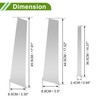 HOPESPANNER Door Pillar Window Trim for Chevy Equinox 2018-2023 Silver