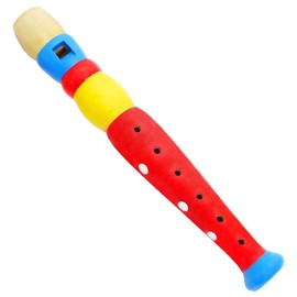 Keepdrum Wooden Flute Kids Musical Toy Red
