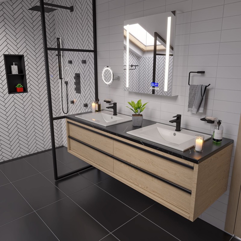 ALFI brand ABC803 Bathroom Sink, White