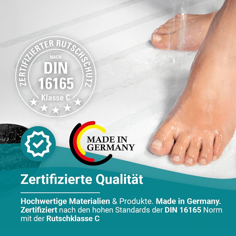 Non-Slip Strips for Showers and Baths Transparent / Self-Adhesive