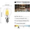 E14 6W Dimmable G45(G14) Globe LED Bulb Edison Incandescent 60