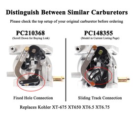 XT675 20378 Carburetor For Toro 20371 20377 20171 22 inch Recycler Lawn Mower with Kohler XT-675 XT650 XT6.5 XT6.75 6.5hp 6.75hp 149cc Engine Part 14 853 55-S