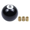 ApplianPar Black Round 8 Ball Billiard Car Universal Manual Gear