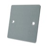 AET FSC1GBP Satin Chrome Flat Single Electrical Blanking Plate 1-Gang,