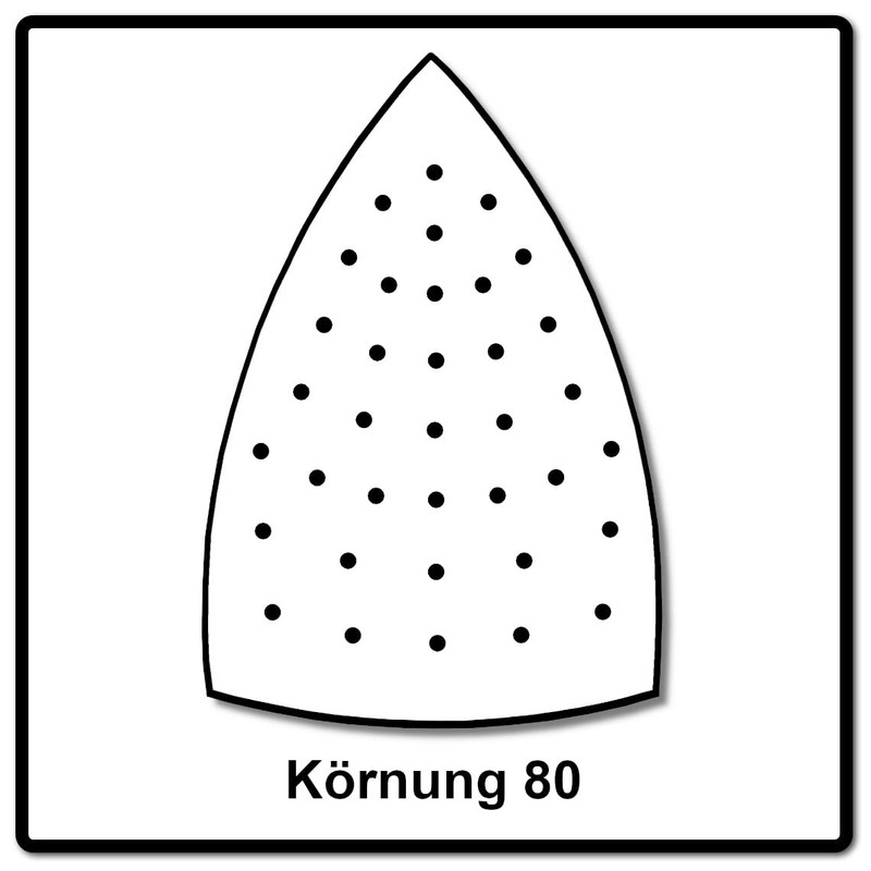 Mirka Iridium Sanding Triangle Premium Sandpaper 100 x 152 x