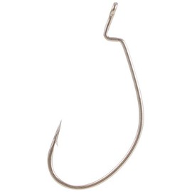 Hayabusa 95181 Worm Hook, 3/0, 7 Pieces, Matte Black