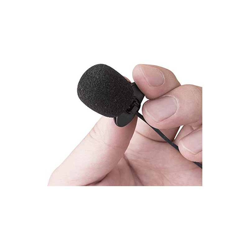 Akingdleo Portable Lapel mic 3.5mm Audio for Voice Amplifiers Mini