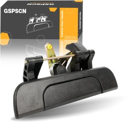 GSPSCN Tailgate Door Handle Assembly丨 Compatible with 1995-2004 Toyota Tacoma丨 Exterior Rear Textured Black Liftgate Lock Latch丨 Replace# 6909035010，TO1915102，79605，69090-35010