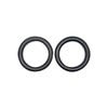 Baceyong 2pcs 5cm Car Exhaust Muffler Rubber O-Ring Holder Coat