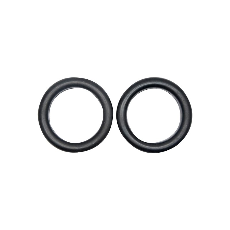 Baceyong 2pcs 5cm Car Exhaust Muffler Rubber O-Ring Holder Coat