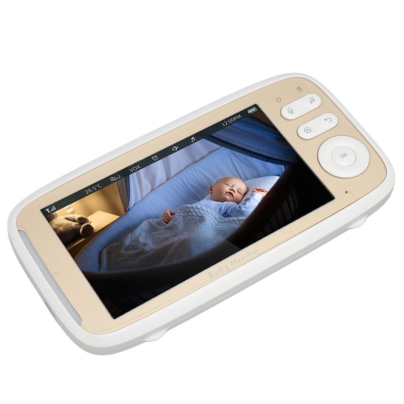 5in Baby Monitor with Camera and Audio Remote PTZ Night