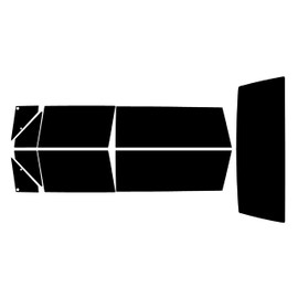 True Line Automotive Precut Car Window Tint Compatible with Jeep Cherokee 2 Door SUV 1990-1996 - 20% All Side and Back Windows - Window Tint Film - Pre Cut Window Tint for Car Windows - Tint Kit