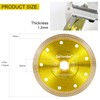 GoYonder 2 Pack 4.5"D115mm Super Thin Diamond Ceramic Saw Blade