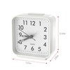 LOFICOPER Analog Alarm Clock for Bedroom, 3'' No Ticking Analog