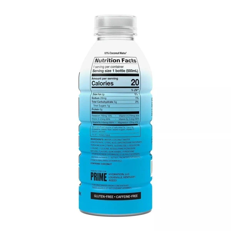 PRIME Hydration BERRY FREEZE Sports Drink 16.9 oz (Pack of