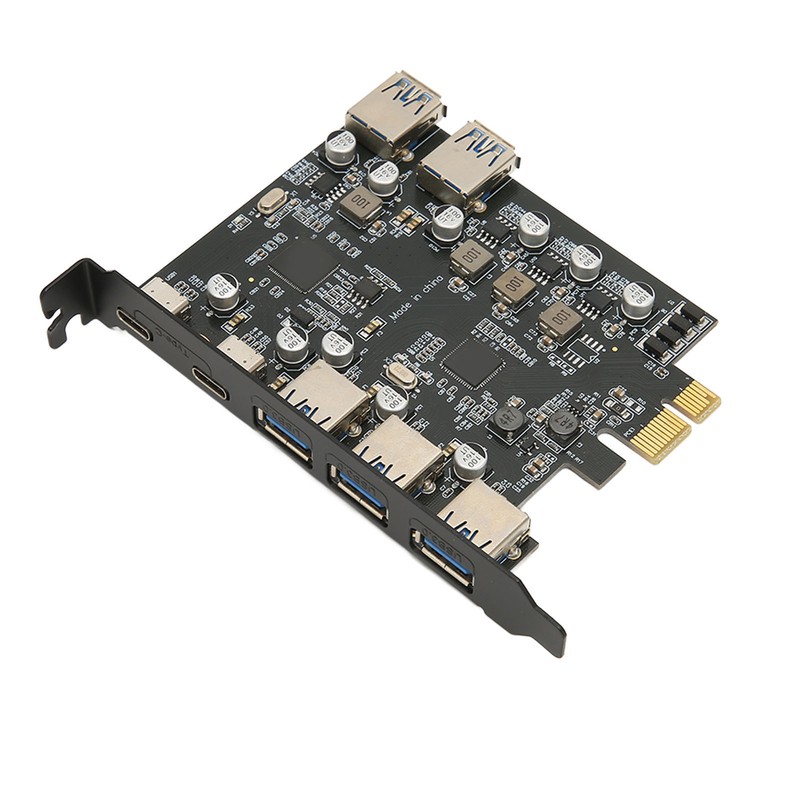 PCI E to USB Expansion Card 7 Ports 5Gbps USB