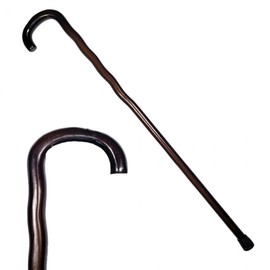 Cypress wood basic type elderly person cane