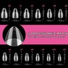 UNA GELLA Short Almond Nail Tips, Pack of 312