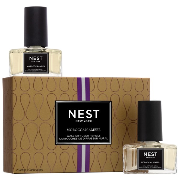 NEST New York Moroccan Amber Wall Diffuser Refill, Set of