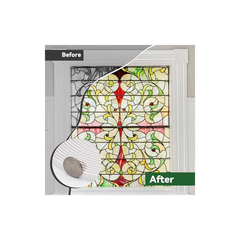 9.8 Ft Peel and Stick Wall Molding Trim, White(Paintable) Self