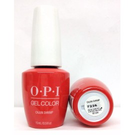OPI New Package Soak Off Gelcolor - opi CAJUN SHRIMP ** GC L64  .5oz **