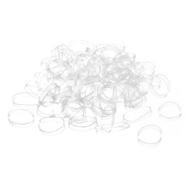 sourcing map 500 Pack Rubber Band Stretchable Rubber Elastic Band Clear 13mm x 3mm Hair Rubber Bands for Home Office