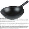 iPro Kitchenware 14" Carbon Steel Chinese Wok *Japanese Style *Round