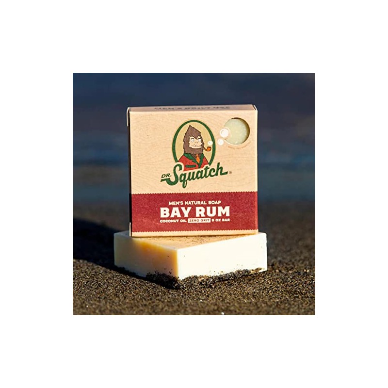 Bay Rum Soap by Dr. Squatch â€" Men's Naturally Fresh