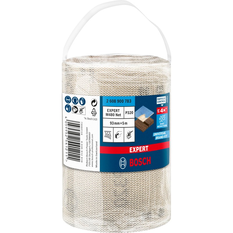 Bosch 1 x Expert M480 Mesh Structure Sanding Roll (for