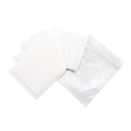 Moresoo Double Sided Extension Tapes for Replacement White Tape Tabs 6 Sheet, 36Pieces,4 cm x 0.8 cm